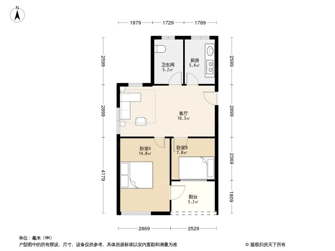 新潮塘北苑户型图