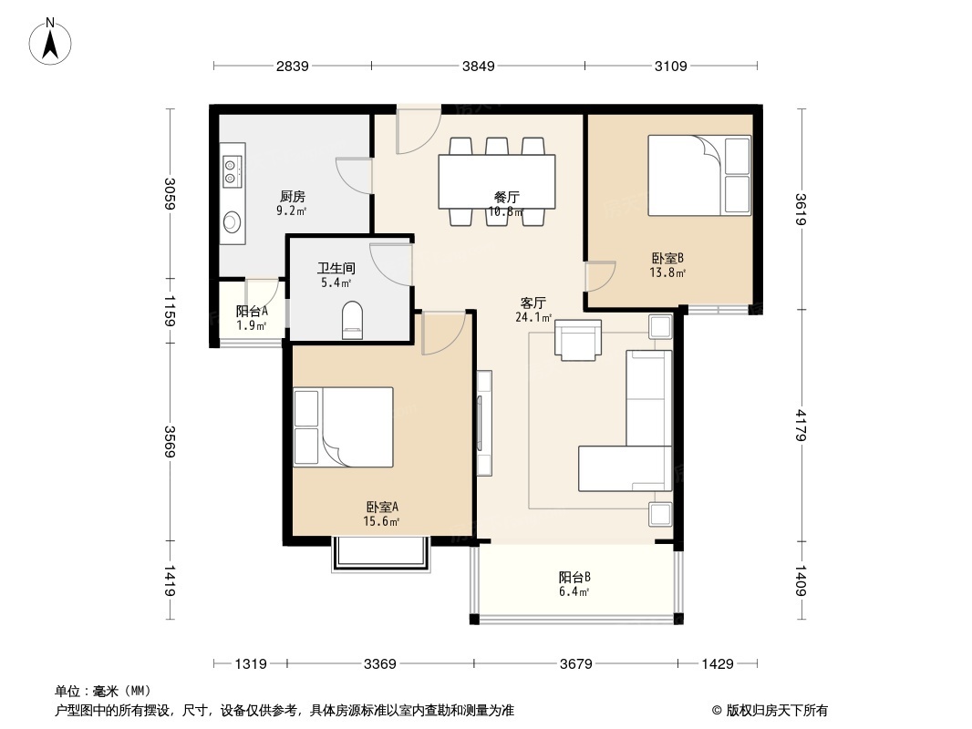 东方观天下户型图