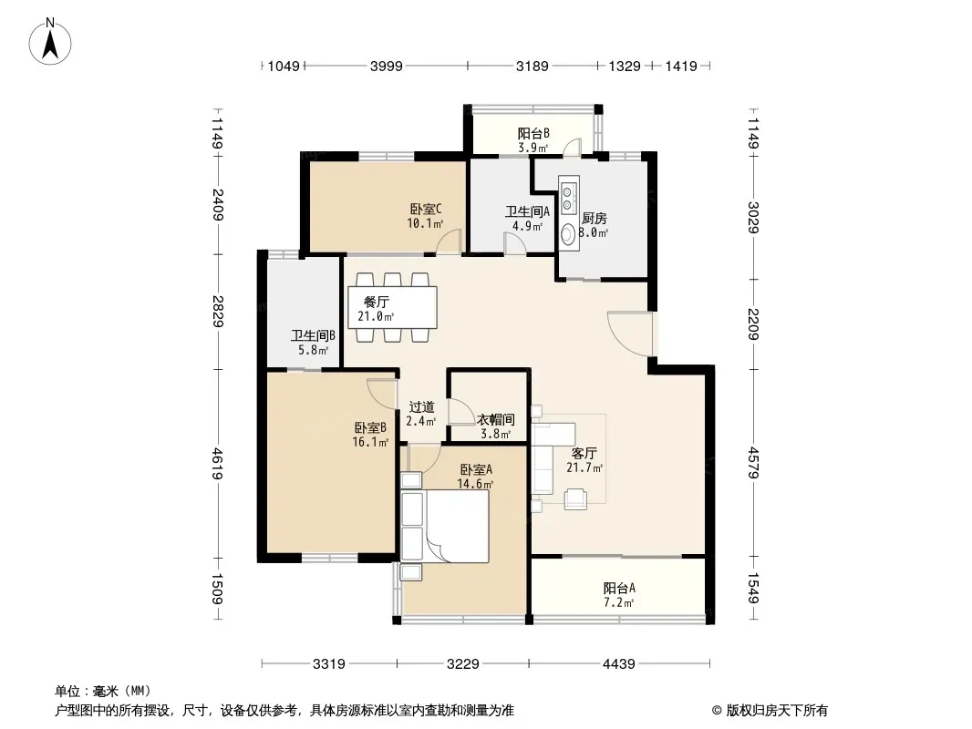 天宫庄园户型图