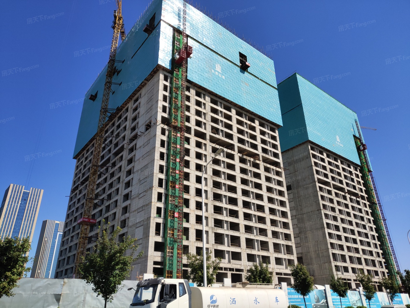 实景图:明宇公寓在建楼栋西南方向实景图