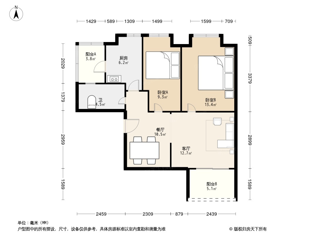 蔚蓝海岸四期户型图