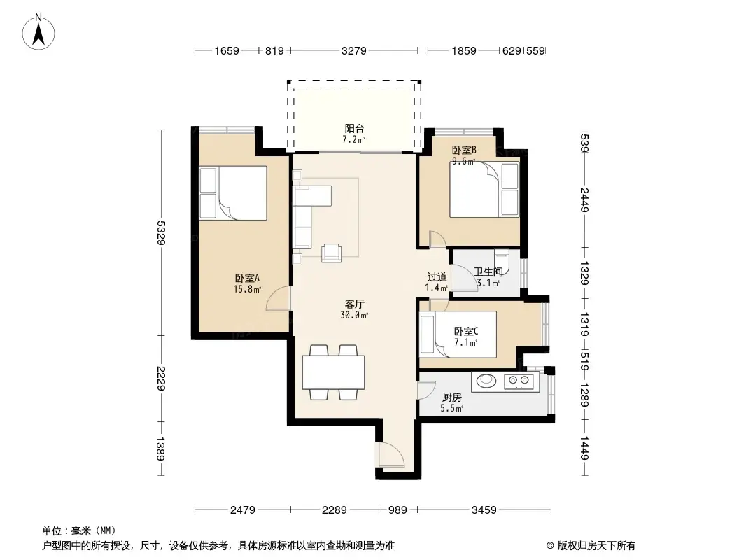 名泰轩户型图