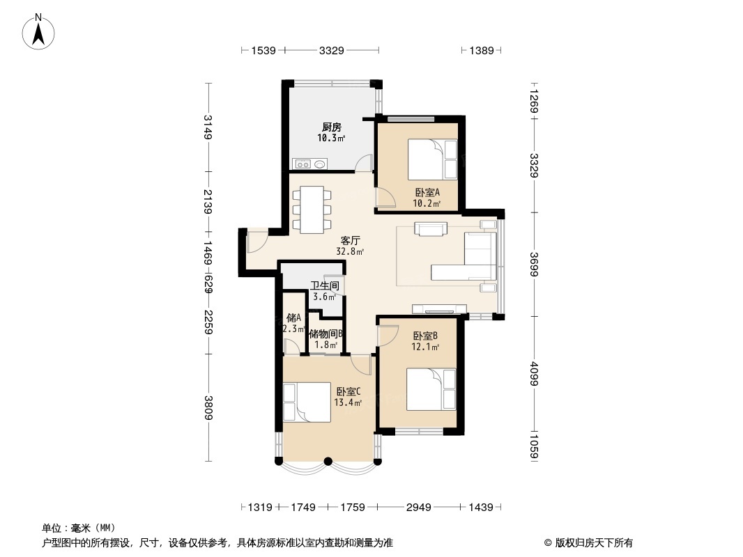 示范和平家园户型图