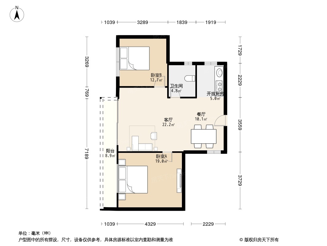 优品艺墅雅居户型图