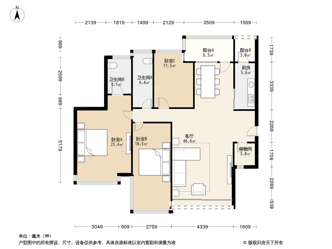 香山里户型图