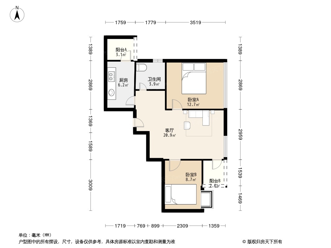 福保桂花苑户型图