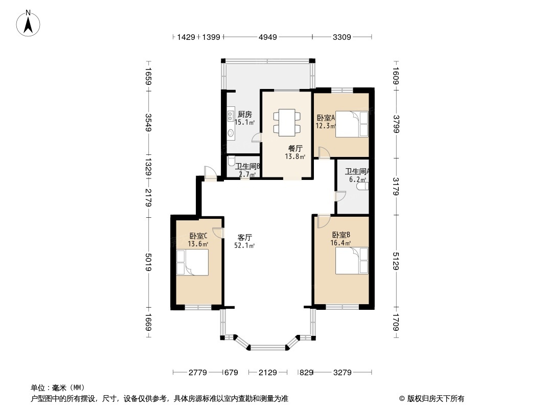 东盛花园户型图