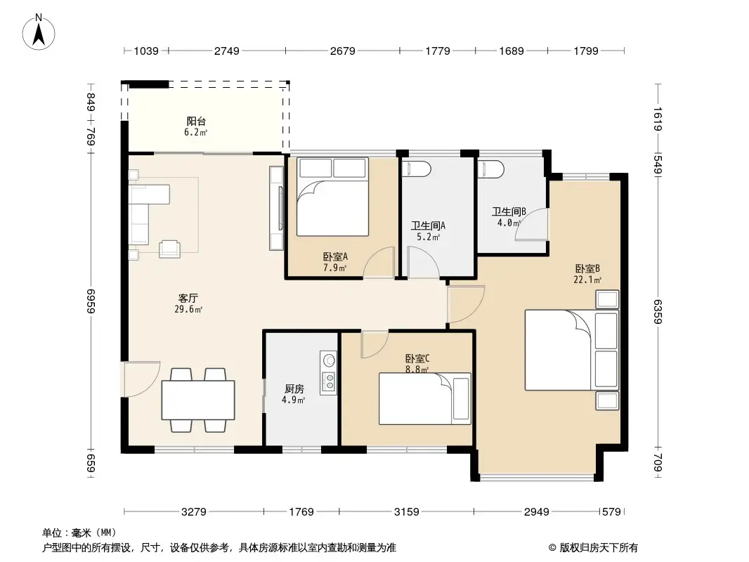 深业东城国际户型图