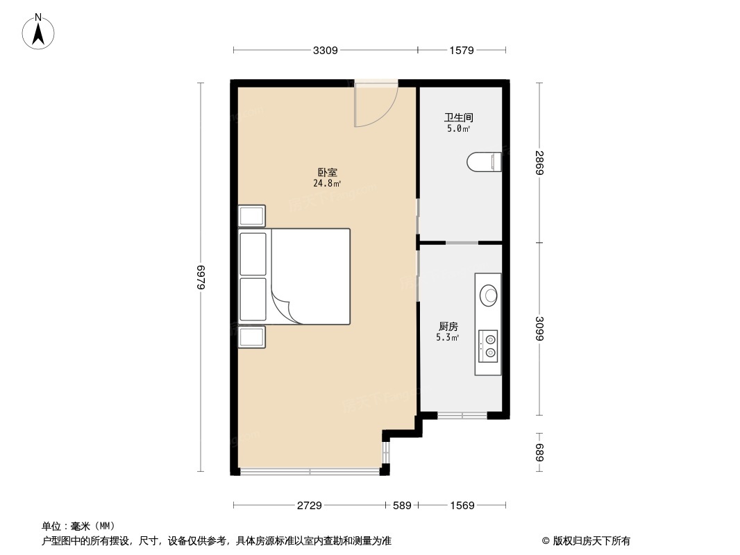 香域蓝山户型图