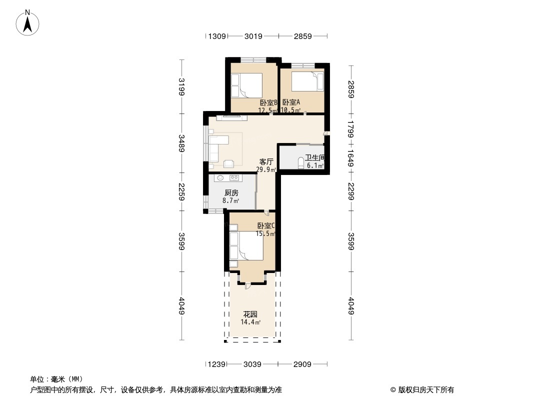 百荷湾户型图