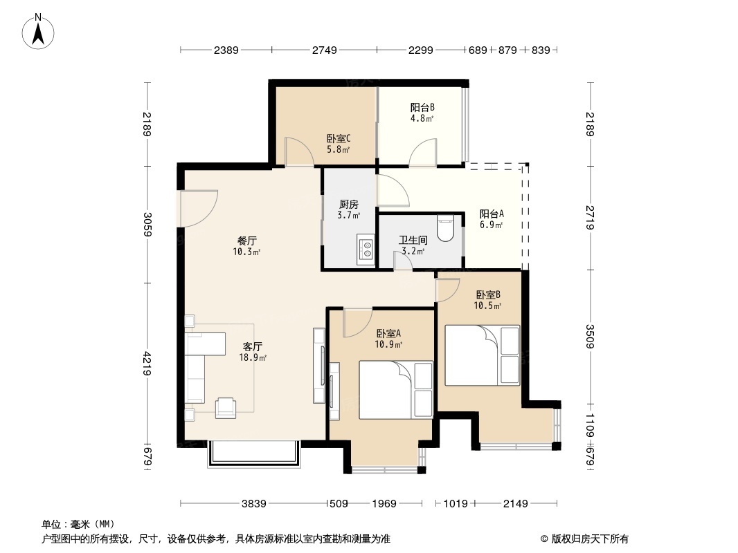 鼎太风华四期户型图