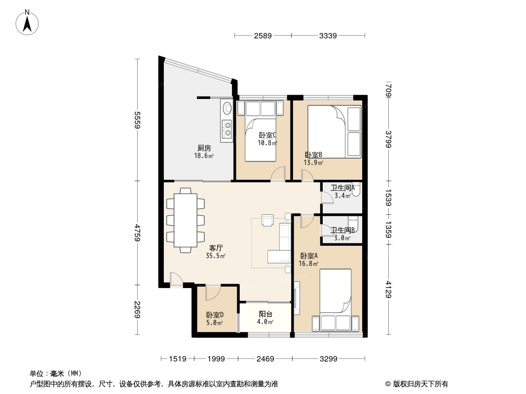 金溪大厦户型图