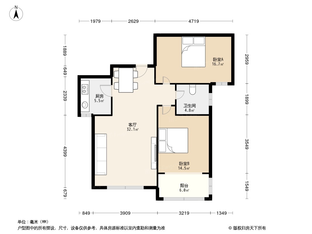 帝华鸿府户型图