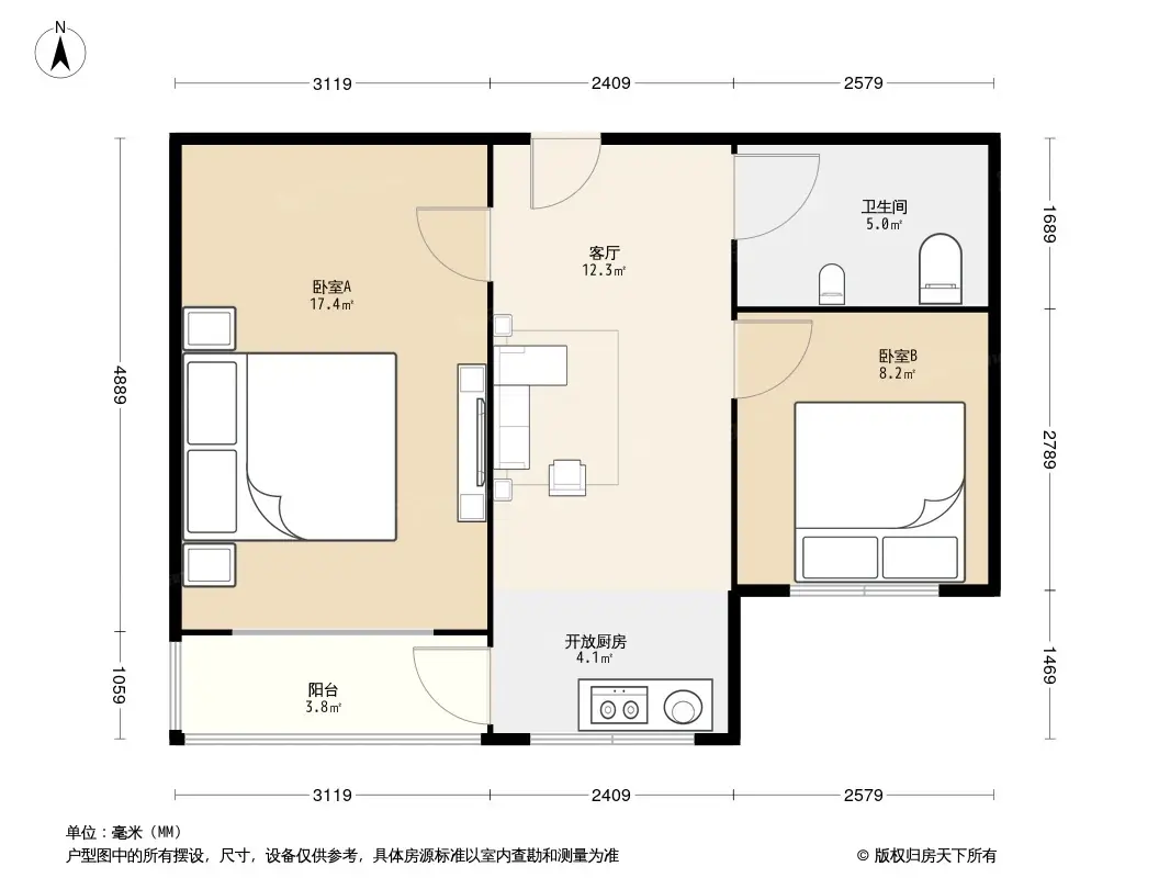 九苑小区户型图