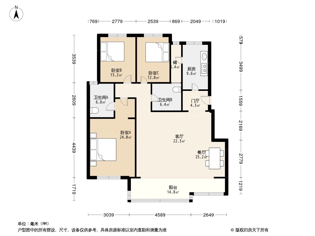 万科公园里户型图