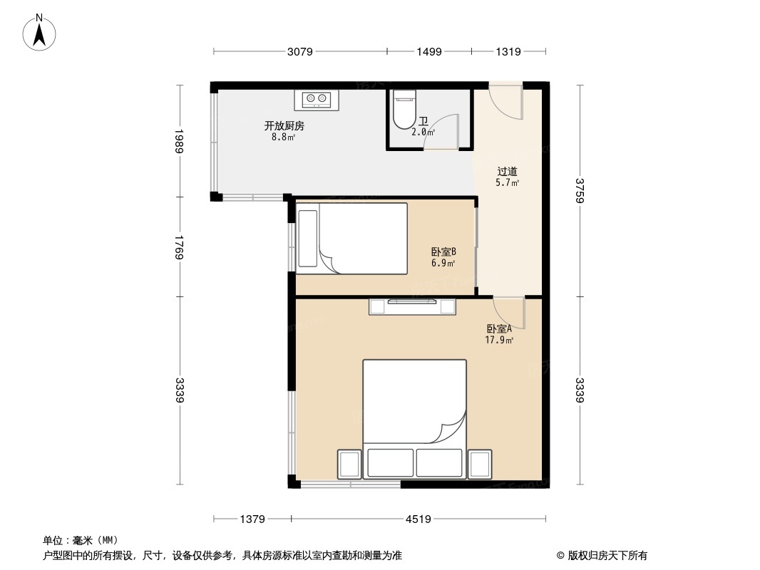 转山小区户型图