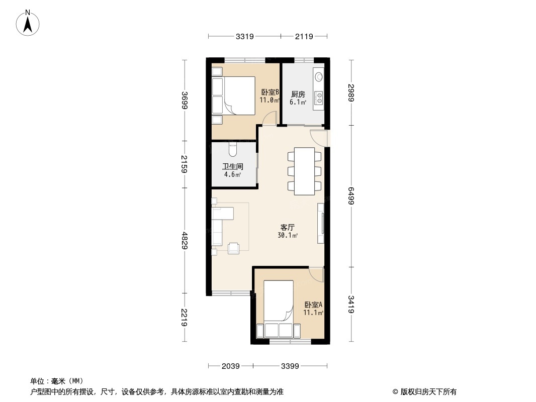 港湾观海户型图