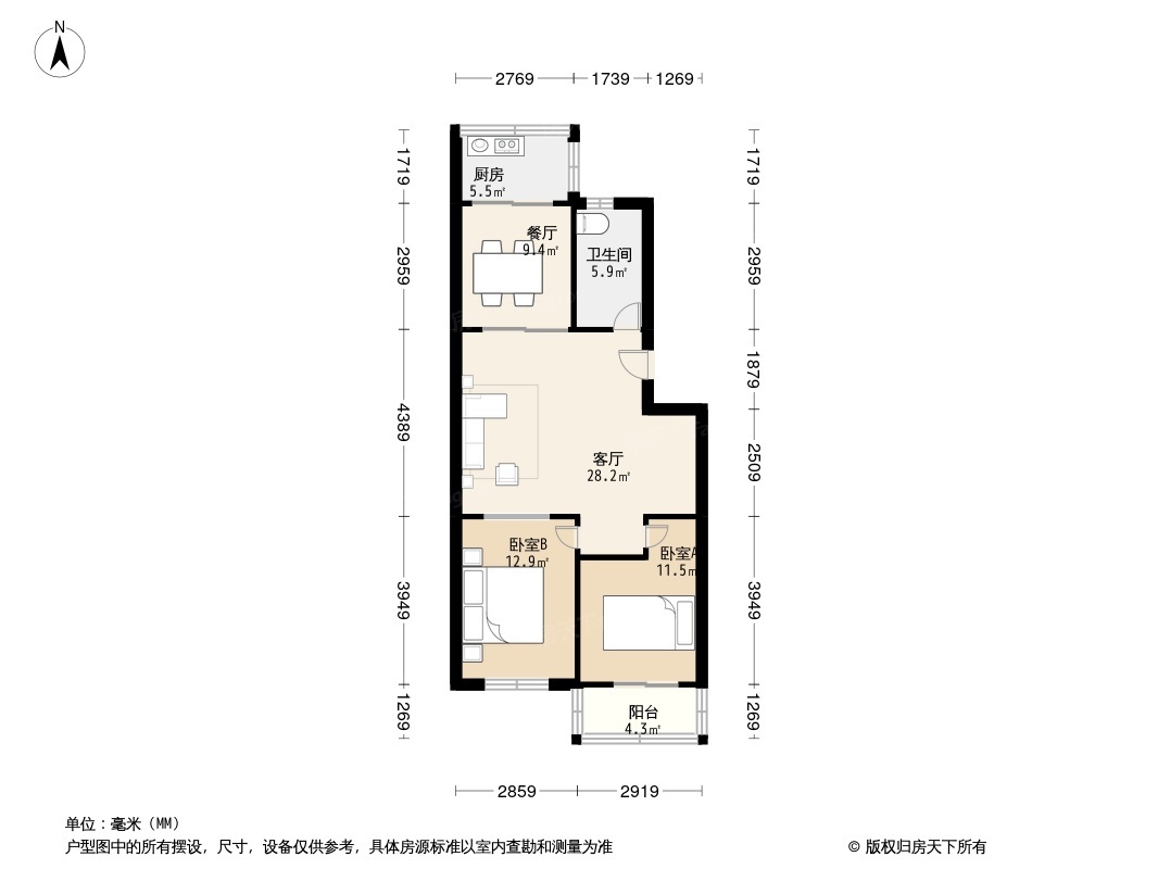 金福小区户型图