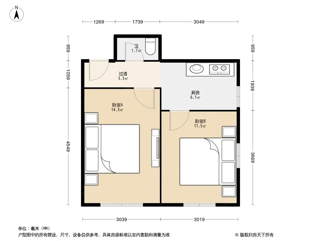 靠山巷户型图