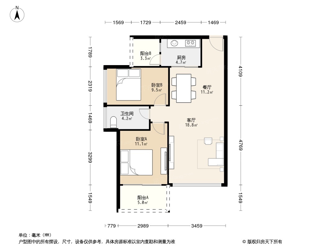 龙园意境户型图