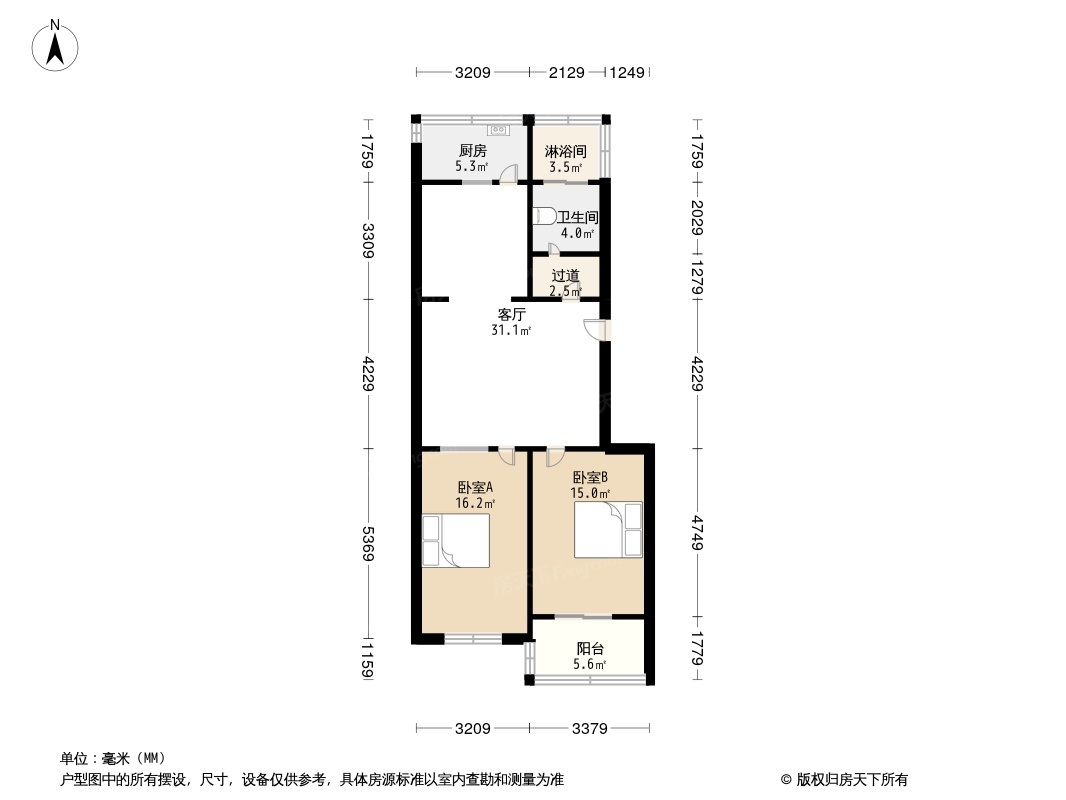 土屋路单位宿舍户型图