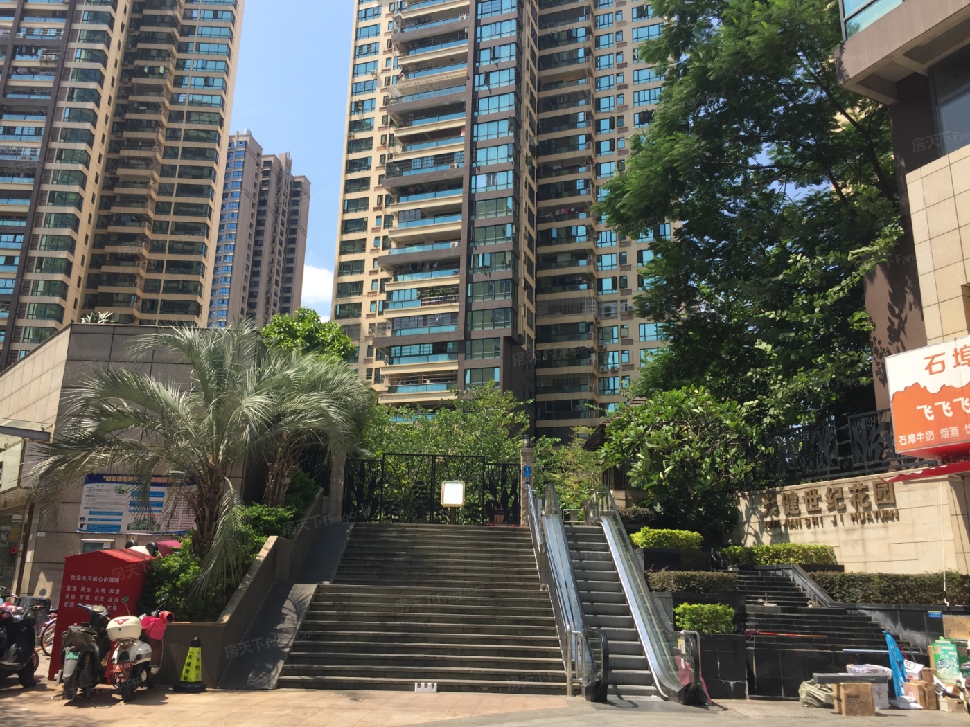 天健世纪花园小区租房,二室二厅,精装修两房配齐出租电梯公园旁,南宁