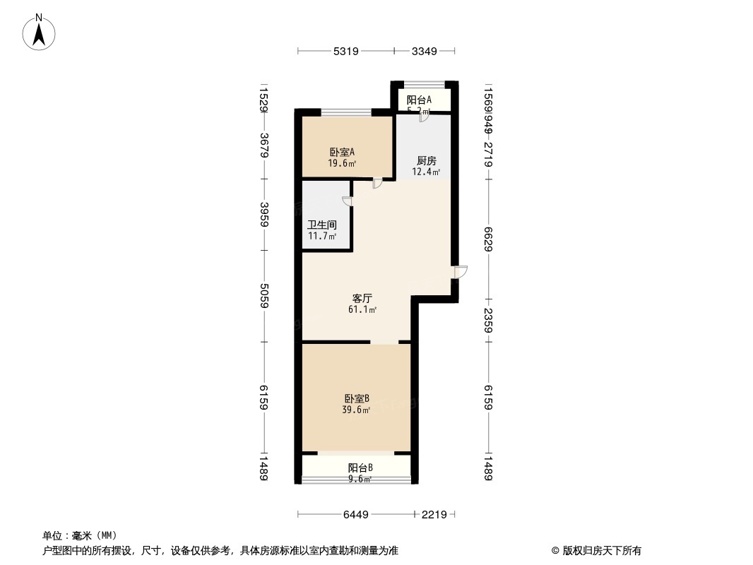 天薇丽景园户型图