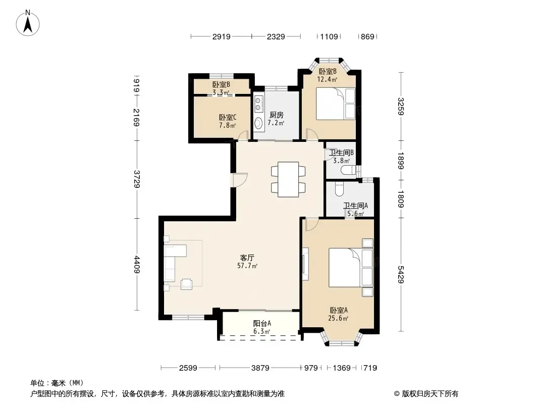 信达公园里户型图