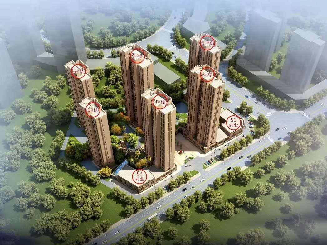 效果图:鸟瞰效果图