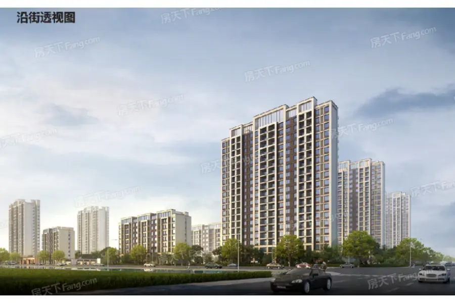 效果图:沿街透视图