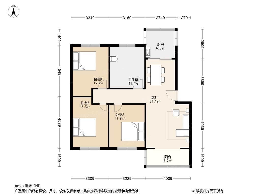 新时代小区户型图