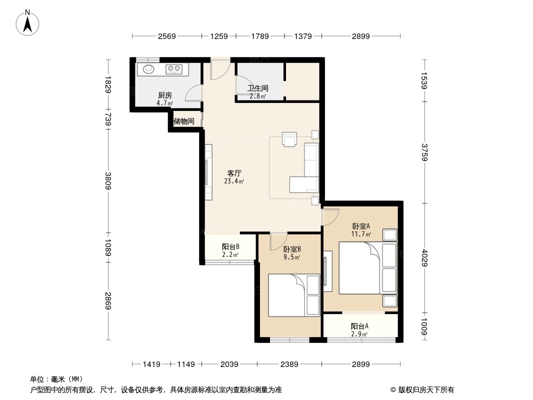 南湖东园二区户型图