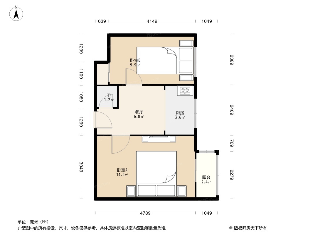 北小马厂户型图