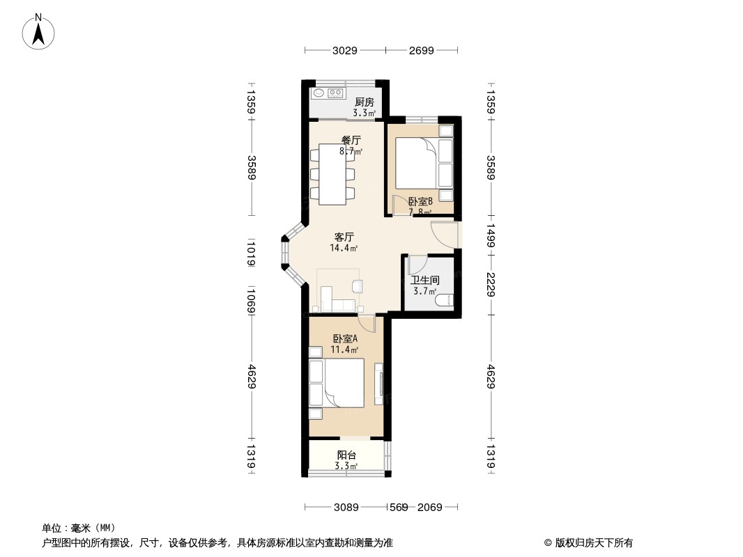 裕泰家园户型图