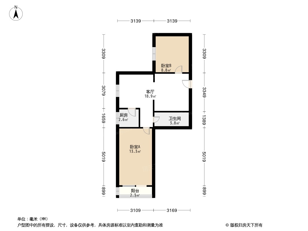 月坛西街东里户型图