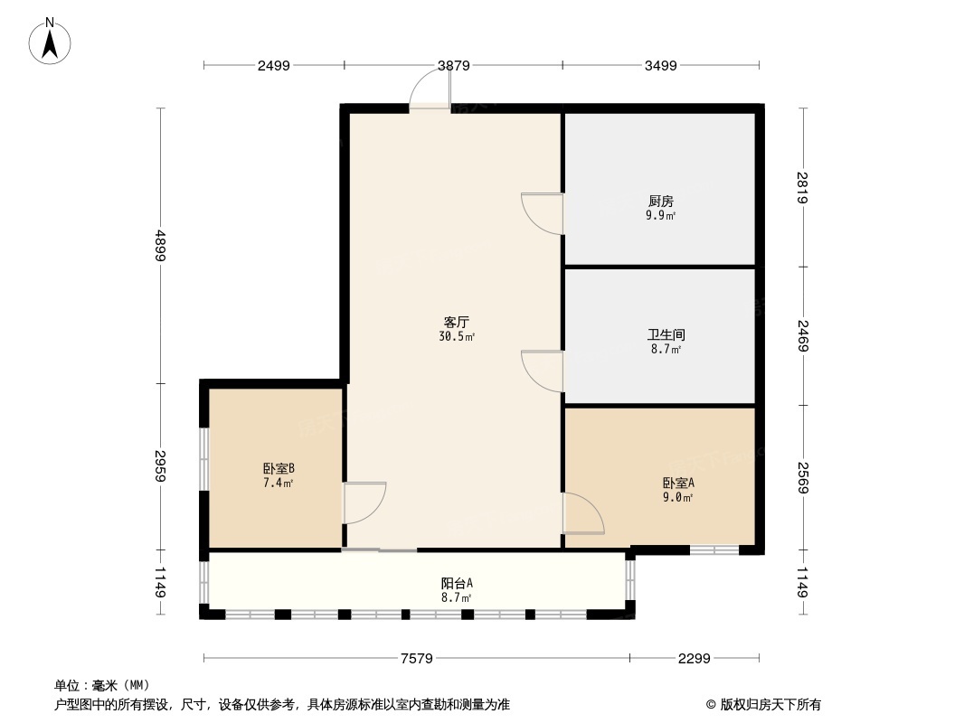 双星海富楼户型图