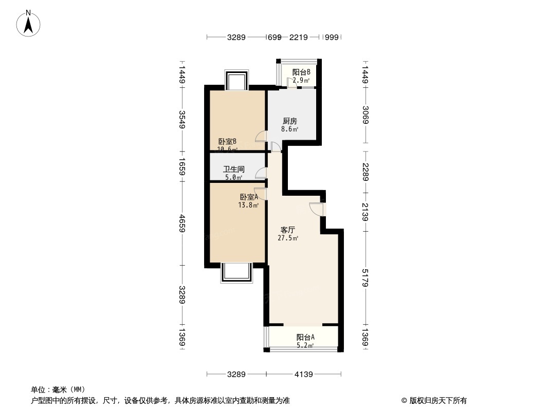 傲城天月园户型图