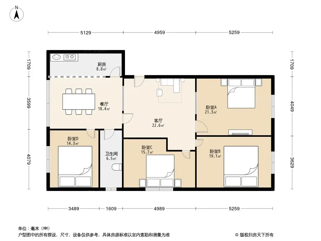 盈海公寓户型图