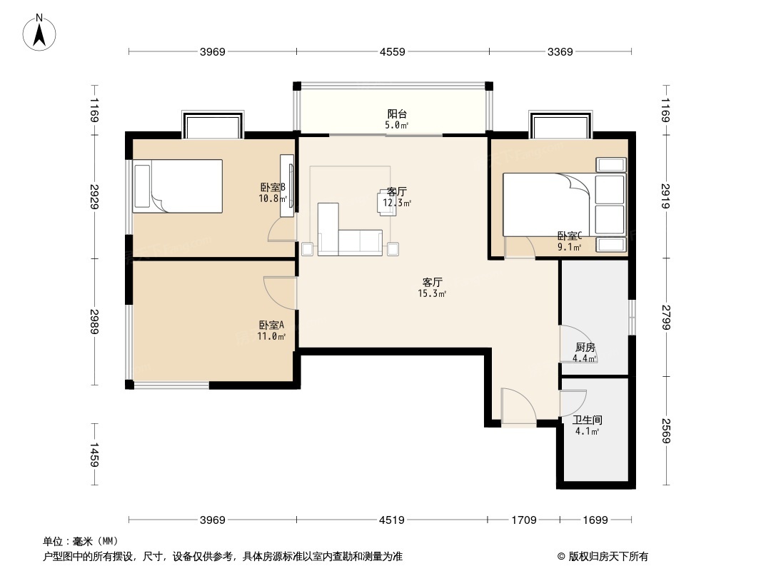 交东小区户型图