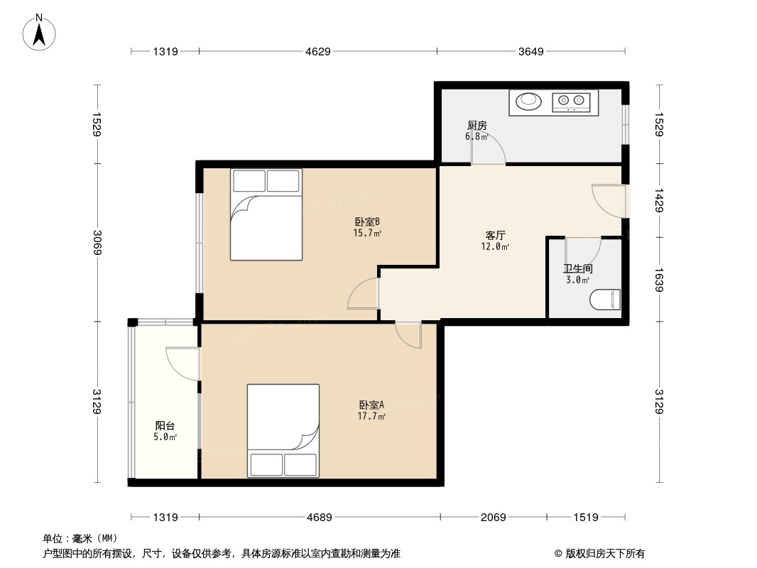 安华西里户型图