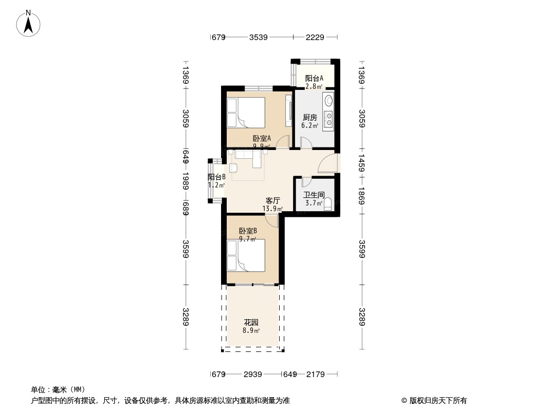 城际美景户型图