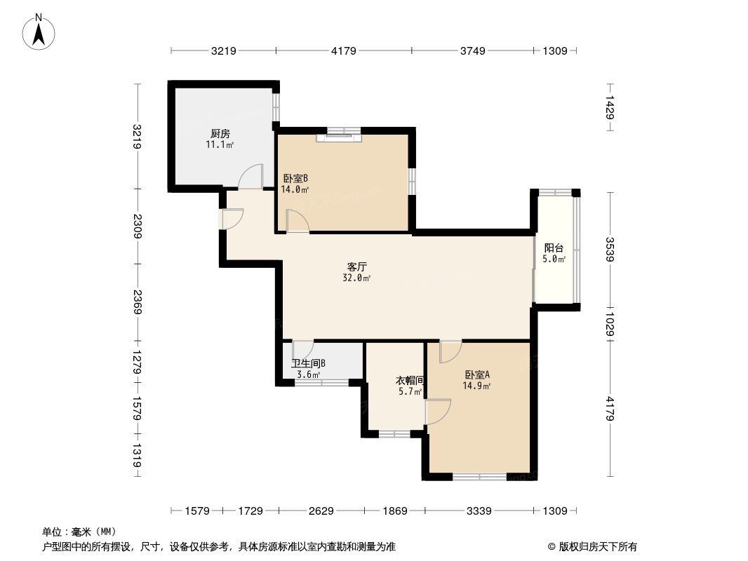 金宸公寓户型图