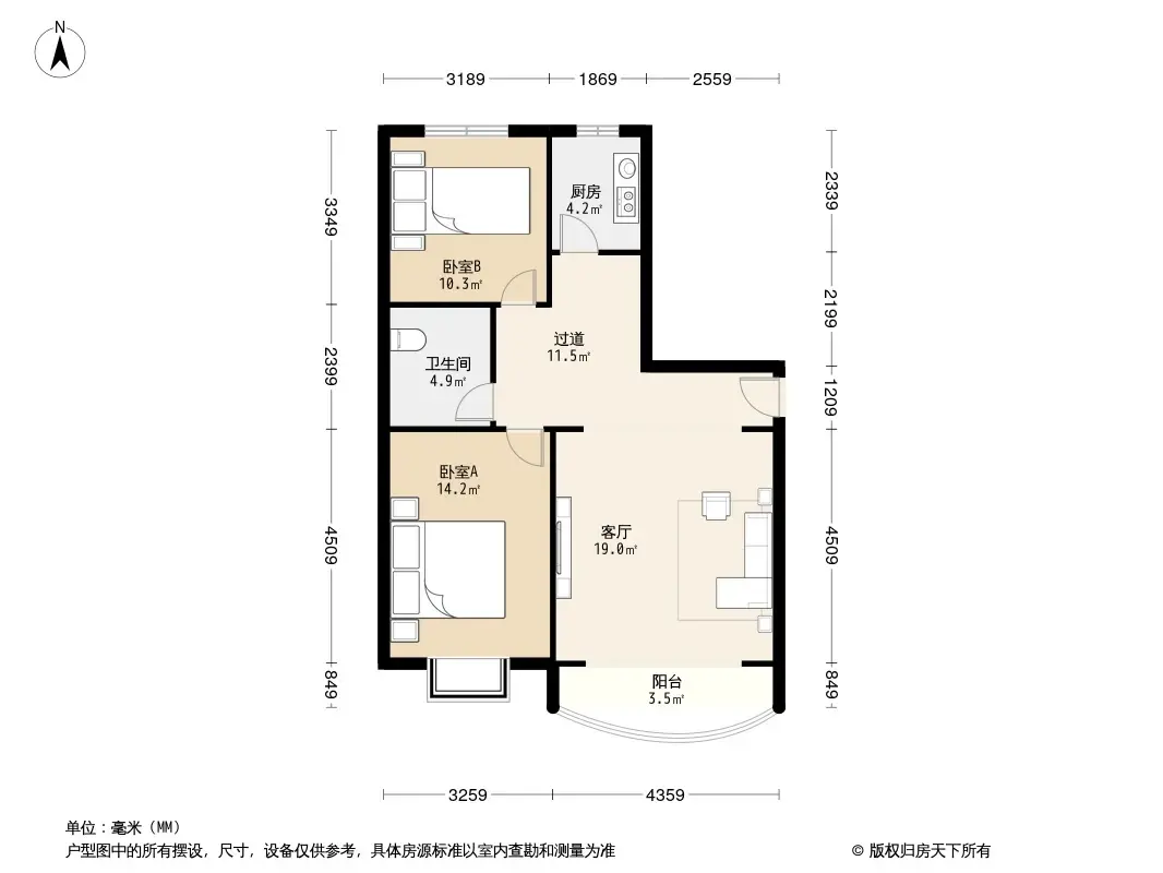 丽湾公寓户型图