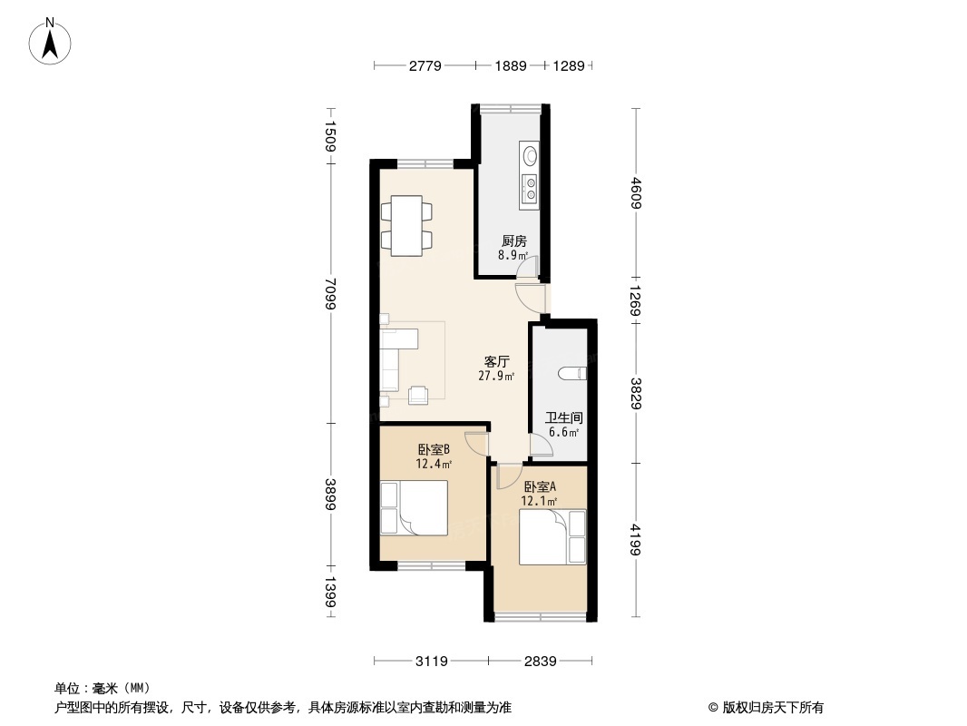 新亚花园户型图