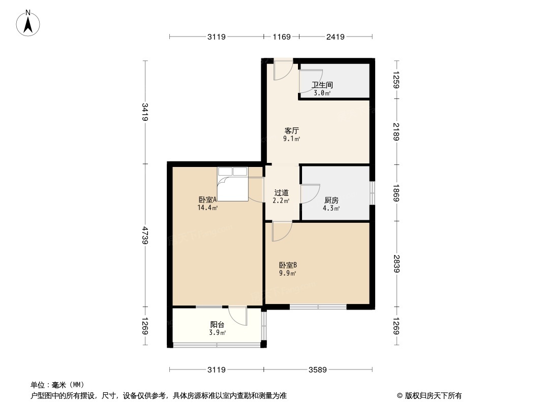 前泥洼户型图