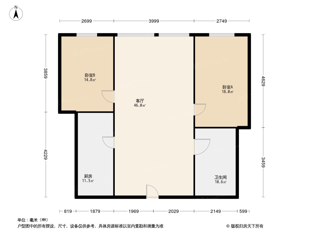 金色海湾巧克力公寓户型图