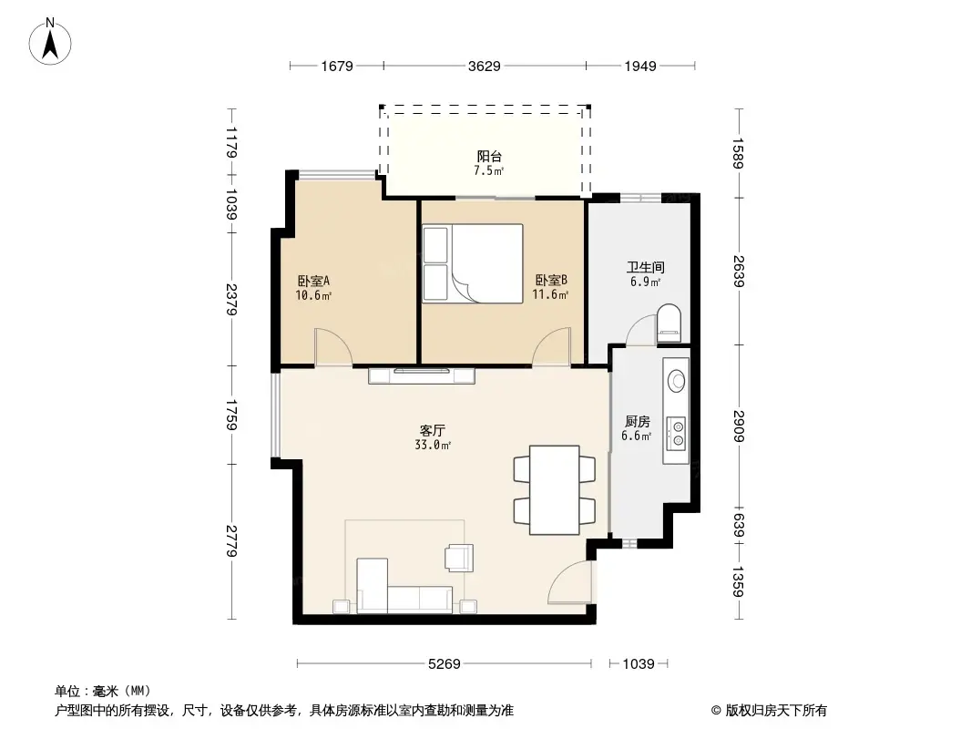 盈丰华轩户型图