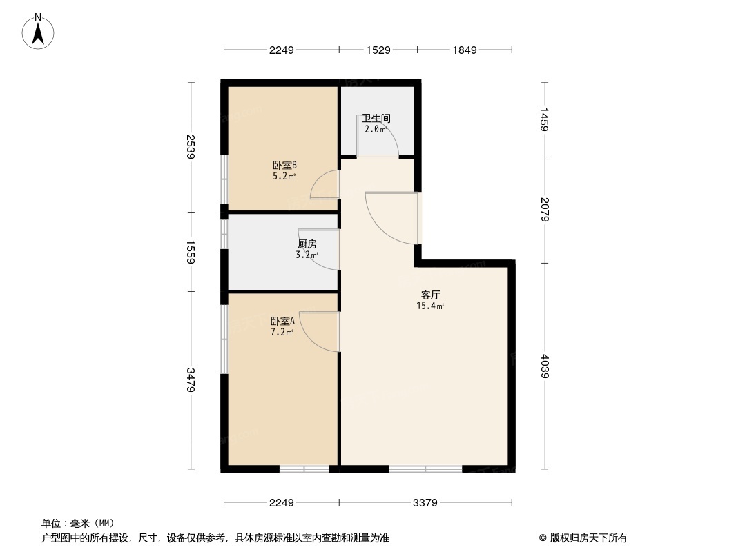 东北角艺术公寓户型图