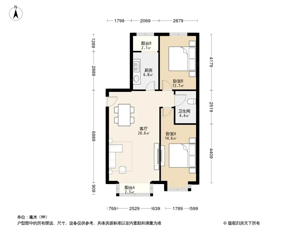 华龙美树户型图