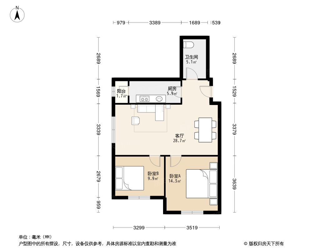 保利嘉园户型图